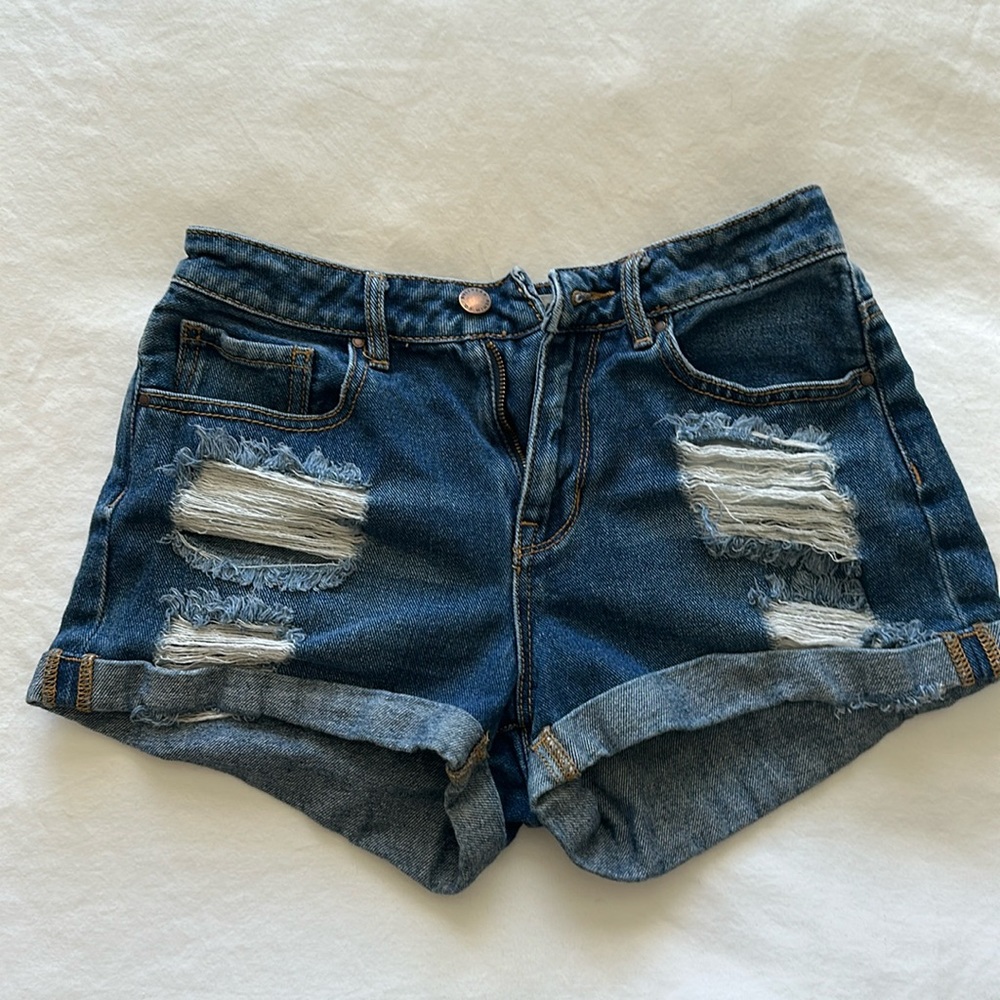 Bullhead Denim Distressed Shorts